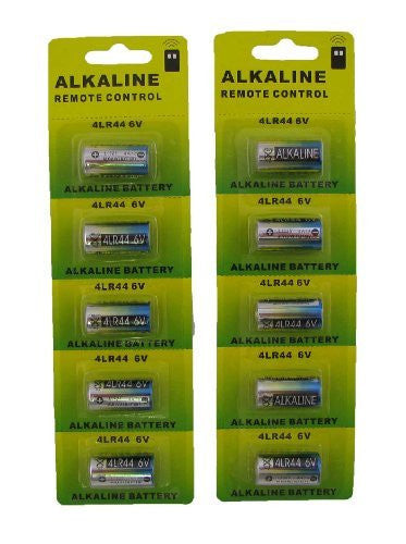 BBW 4LR44 6V Alkaline Battery PX28A, A544 - 10 Pack FREE SHIPPING