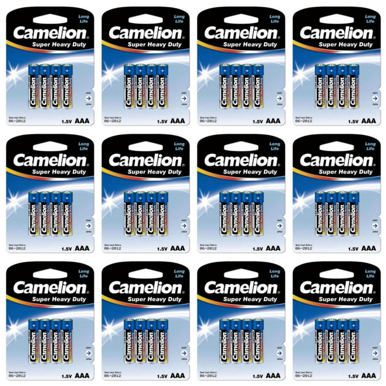 BBW AAA Size Super Heavy Duty Batteries 100 Pack - Retail Carded Free Shipping