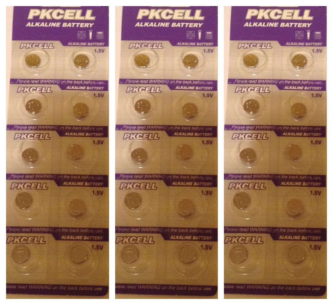 BBW AG11 / LR721 Alkaline Button Watch Battery 1.5V - 30 Pack - FREE SHIPPING