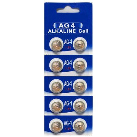 BBW AG4 / LR626 Alkaline Button Watch Battery 1.5V - 10 Pack - FREE SHIPPING!