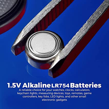 BBW AG5 / LR754 Alkaline Button Watch Battery 1.5V - 50 Pack + FREE SHIPPING!