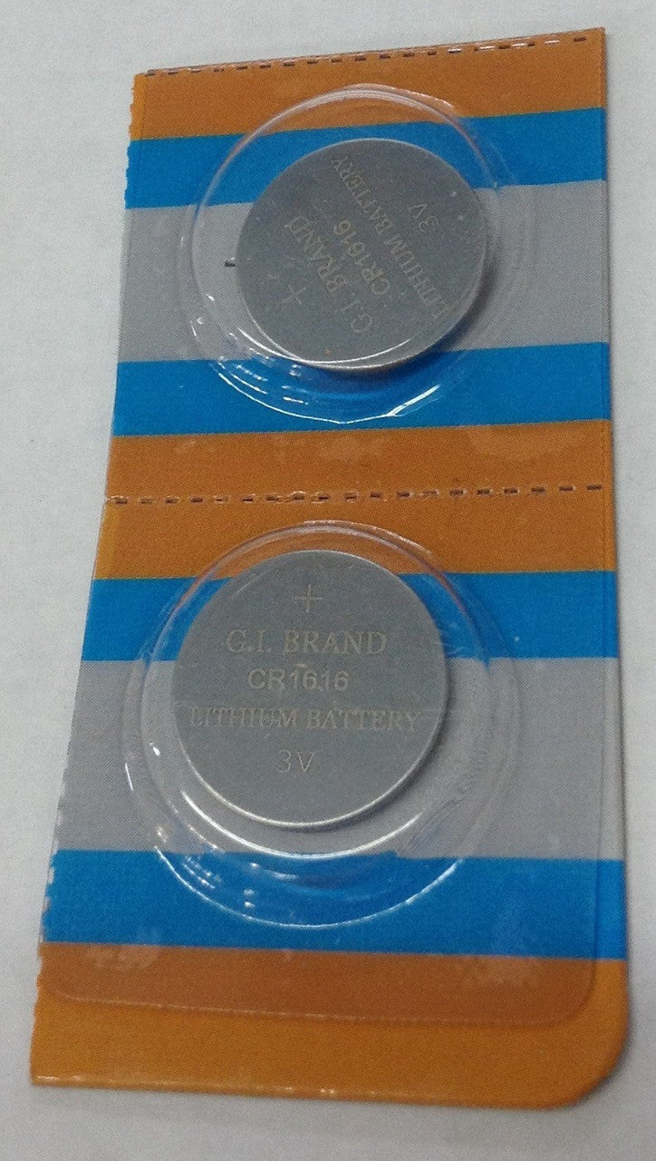 BBW CR1616 3V Lithium Coin Battery 5 Pack FREE SHIPPING