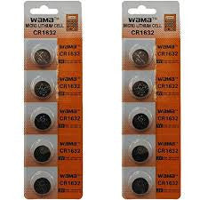 BBW CR1632 3V Lithium Coin Battery 10 Pack + FREE SHIPPING!
