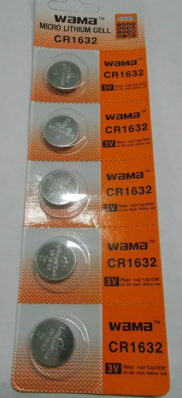 BBW CR1632 3V Lithium Coin Battery 50 Pack - FREE SHIPPING