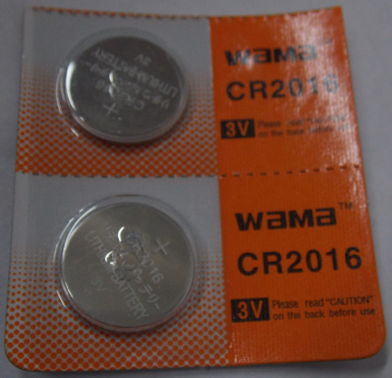 BBW CR2016 3V Lithium Coin Battery 2 Pack - FREE SHIPPING