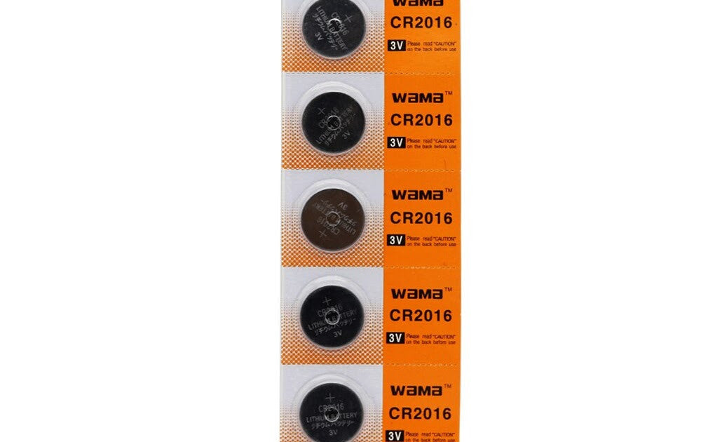 BBW CR2016 3V Lithium Coin Battery 50 Pack - FREE SHIPPING