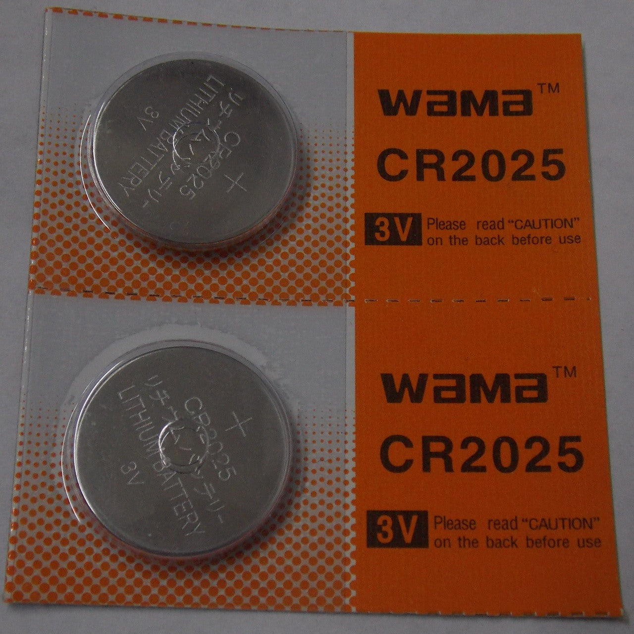 BBW CR2025 3V Lithium Coin Battery 2 Pack FREE SHIPPING