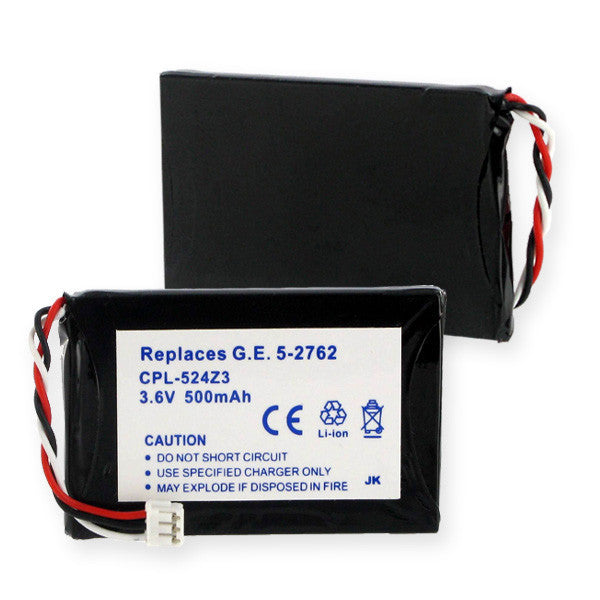 BBW GE 5-2762 and 2770 LI-ION 500mAh Cordless Battery