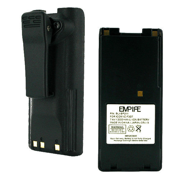 BBW ICOM BP211N LI-ION 2400mAh Two-way Battery