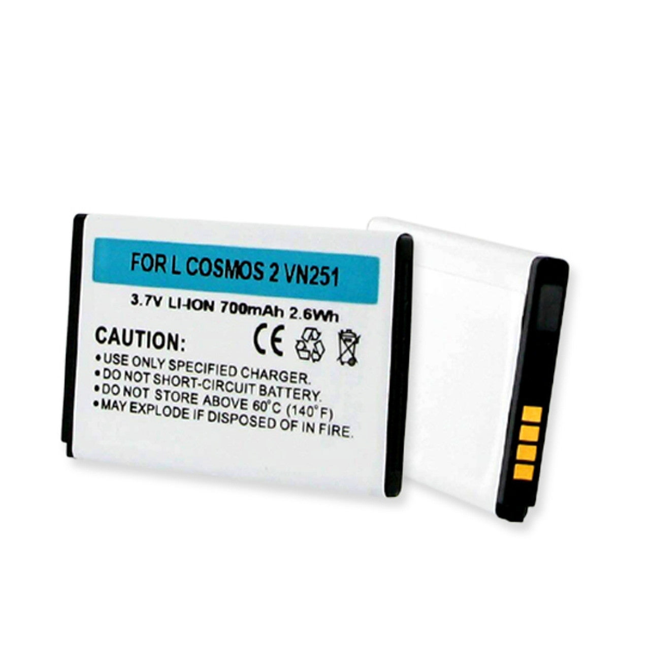 BBW LG COSMOS 2 VN251 LI-ION 700mAh CELLULAR BATTERY FREE SHIPPING