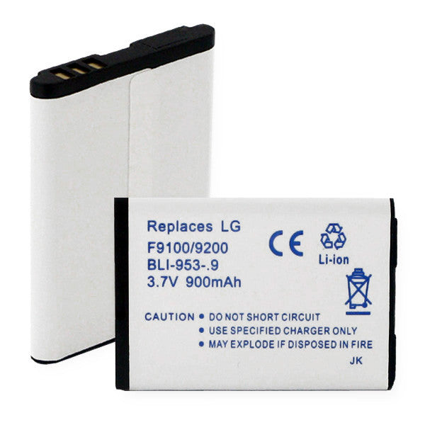 BBW LG F9100 and 9200 LI-ION 900mAh Cellular Battery