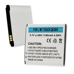 BBW LG MYTOUCH Q C800 3.7V 1130mAh LI-ION BATTERY