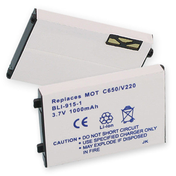 BBW MOT C650 V220 LI-ION 1000mAh Cellular Battery