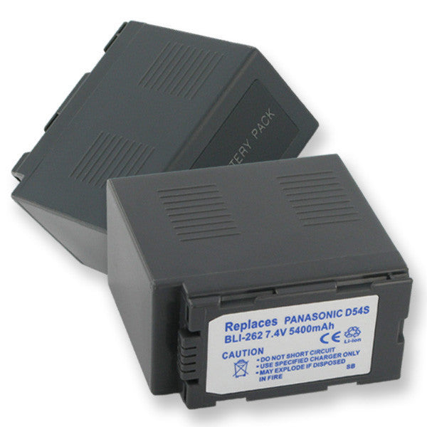 BBW PANASONIC CGA-D54 LI-ION 5.4Ah Video Battery FREE SHIPPING