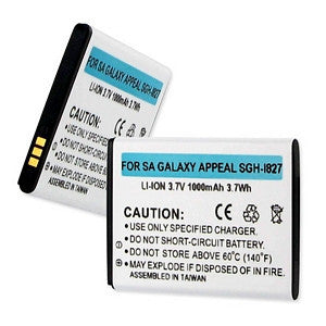 BBW SAMSUNG GALAXY APPEAL SGH-I827 3.7V 1000mAh LI-ION BATTERY FREE SHIPPING