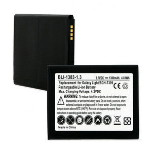BBW SAMSUNG GALAXY LIGHT SGH-T399 B105BU 3.7V 1.3Ah LI-ION BATTERY FREE SHIPPING
