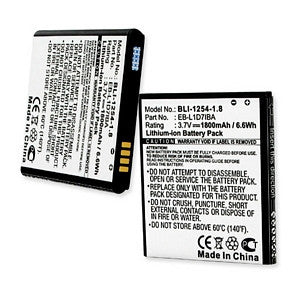 BBW SAMSUNG GALAXY S II SKYROCKET SGH-I727 1.8Ah LI-ION NFC BATTERY FREE SHIPPING