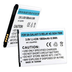 BBW SAMSUNG GALAXY S RELAY 4G SGH-T699 3.7V 1.8Ah LI-ION NFC BATTERY FREE SHIPPING