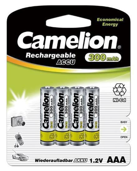 Camelion AAA Rechargeable Batteries 300mAH 8 Pack + FREE SHIPPING!