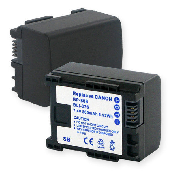 CANON BP-808 7.4V 800MAH Video Battery