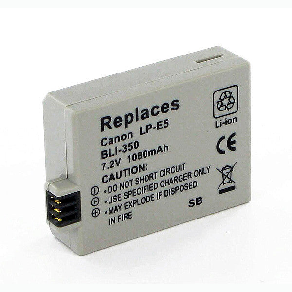 CANON LP-E5 LI-ION 7.4V 1080mAh Video Battery FREE SHIPPING