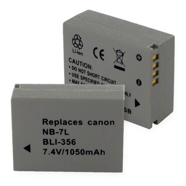 CANON NB-7L LI-ION 1050mAh Digital Battery FREE SHIPPING