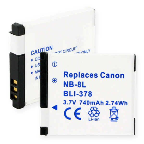 CANON NB-8L LI-ION 740MAH Digital Battery FREE SHIPPING