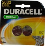 Duracell 2032 Coin Battery - 4 Pack 2 Retail Cards of 2 - FREE SHIPPING