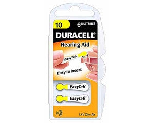 Duracell 60 PACK Duracell Activair Hearing Aid Batteries Size 10 - 10 Wheels of 6 FREE SHIPPING