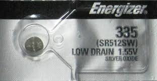 Energizer 335 - SR512 Silver Oxide Button Battery 1.55V - 10 Pack + FREE SHIPPING!