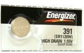 Energizer 391/381 - SR1120 Silver Oxide Button Battery 1.55V - 100 Pack FREE SHIPPING
