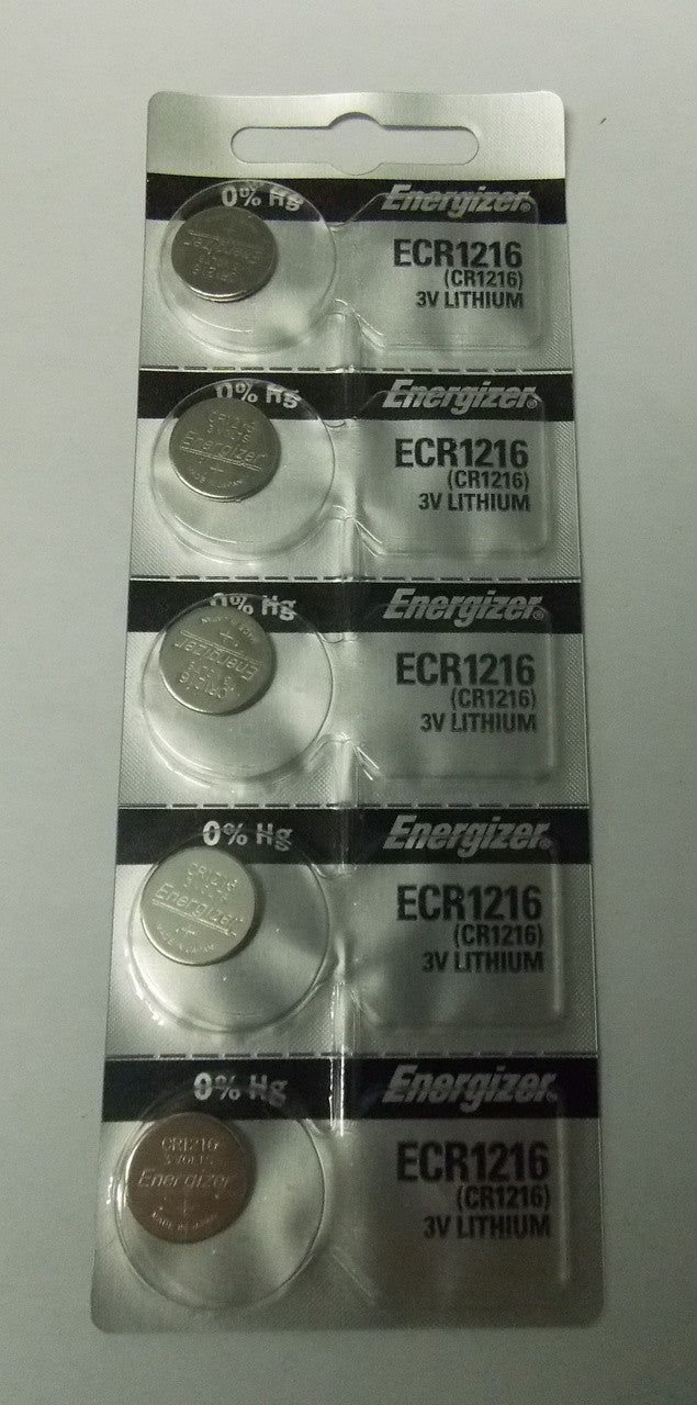 Energizer CR1216 3V Lithium Coin Battery - 50 Pack FREE SHIPPING