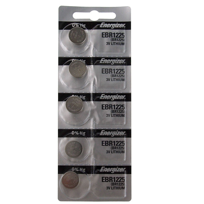 Energizer CR1225 BR1225 3V Lithium Coin Battery - 5 Pack FREE SHIPPING