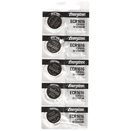 Energizer CR1616 3V Lithium Coin Battery 5 Pack FREE SHIPPING