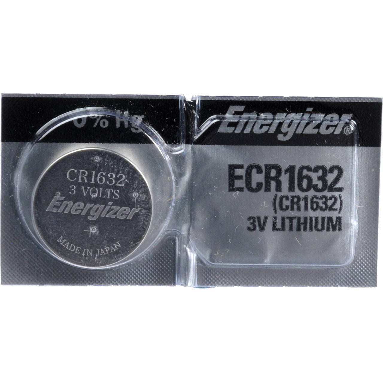 Energizer CR1632 3V Lithium Coin Battery - 100 Pack - FREE SHIPPING