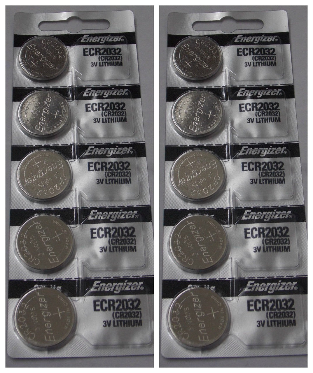 Energizer CR2032 3V Lithium Coin Battery - 10 Pack FREE SHIPPING