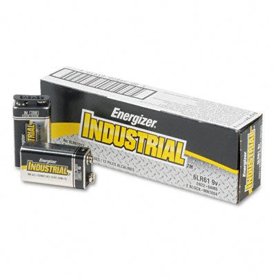 Energizer Industrial Alkaline 9V - 24 Pack - FREE SHIPPING