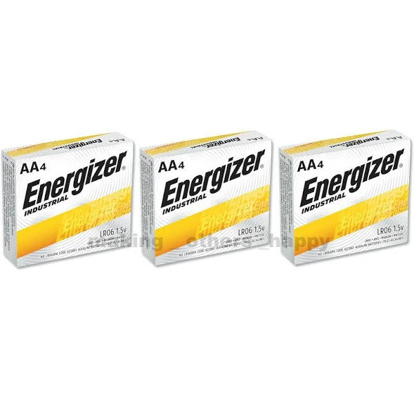 Energizer Industrial Alkaline AA - 12 Pack - FREE SHIPPING!