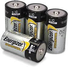 Energizer Industrial Alkaline C Size - 8 Pack + FREE SHIPPING!