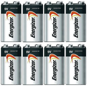 Energizer Max 9V Alkaline 522VP Batteries - 12 Pack - FREE SHIPPING!