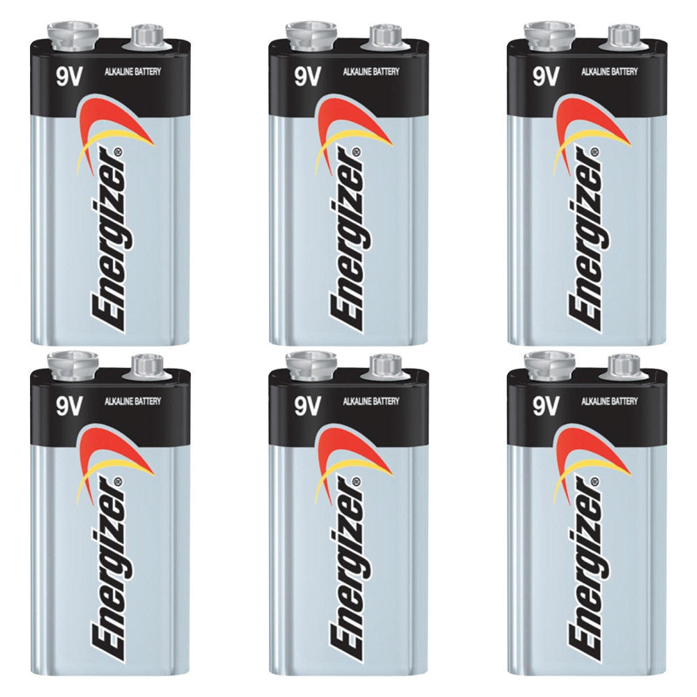 Energizer MAX 9V Batteries - 6 Pack + FREE SHIPPING!