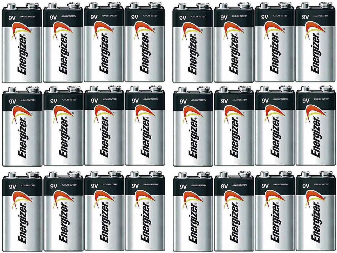 Energizer MAX 9V Retail Pack 24 ct. + FREE SHIPPING!