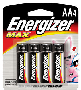 Energizer Max AA - 240 Case Pack 60 Packages of 4 Pack Retail FREE SHIPPING