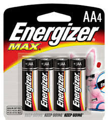 Energizer Max Alkaline AA Battery E91 1.5V - 96 Pack + Free Shipping!