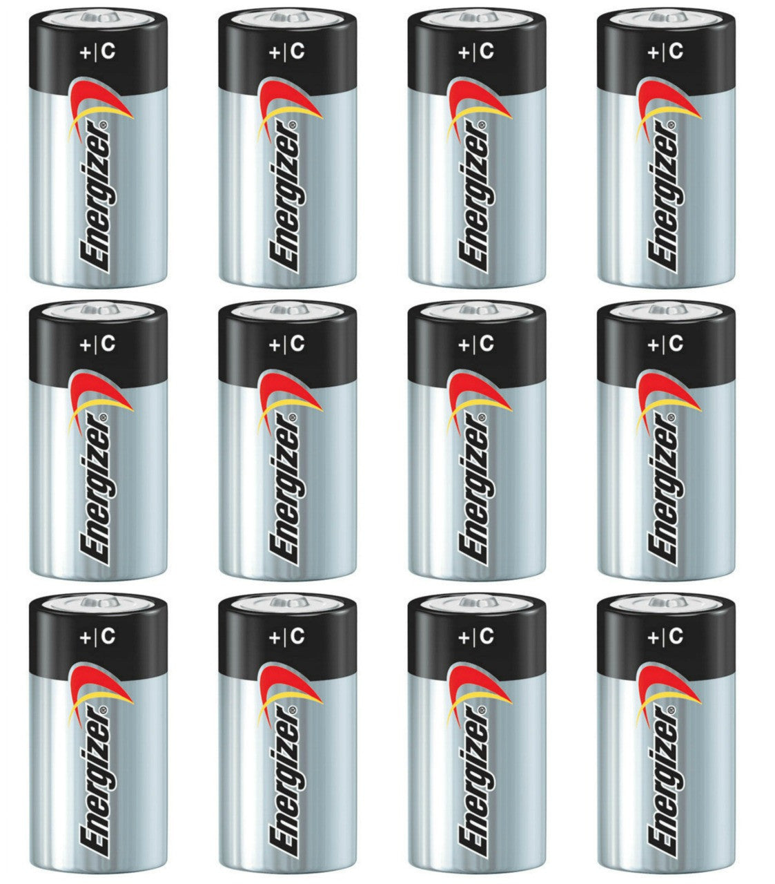 Energizer Max Alkaline C Size Batteries E93 - 12 Pack FREE SHIPPING