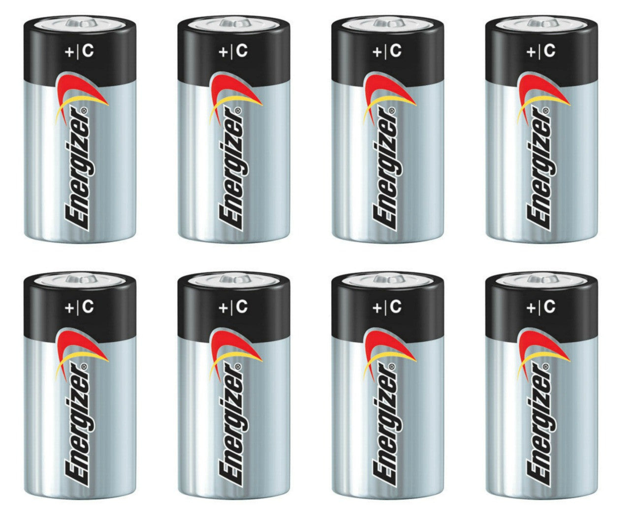 Energizer Max Alkaline C Size Batteries E93 - 8 Pack FREE SHIPPING