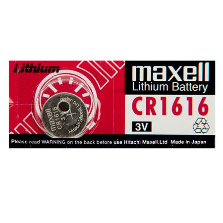 Maxell CR1616 3 Volt Lithium Coin Battery - 5 Pack FREE SHIPPING