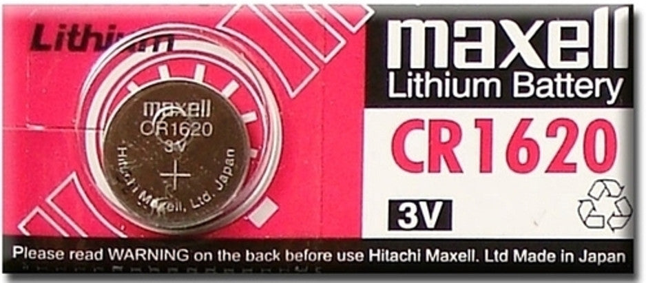 Maxell CR1620 3V Lithium Coin Battery 10 Pack - FREE SHIPPING