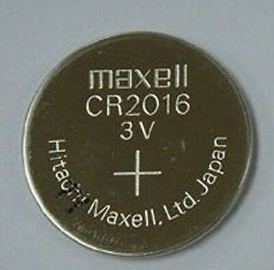 Maxell CR2016 3 Volt Lithium Coin Battery - 5 Pack - FREE SHIPPING