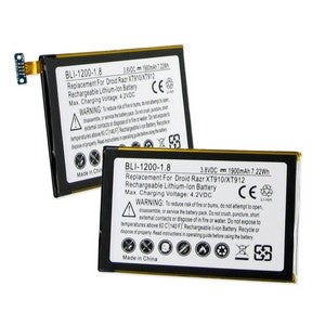 Motorola MOTOROLA DROID RAZR XT-912 3.7V 1900mAh LI-ION BATTERY BLI-1200-1.8 Free Shipping